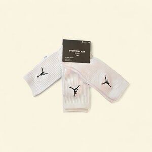 Jordan Socks Air Nike Socks 3 Pairs Everyday Max Crew HighCut Men SIZE MEDIUM